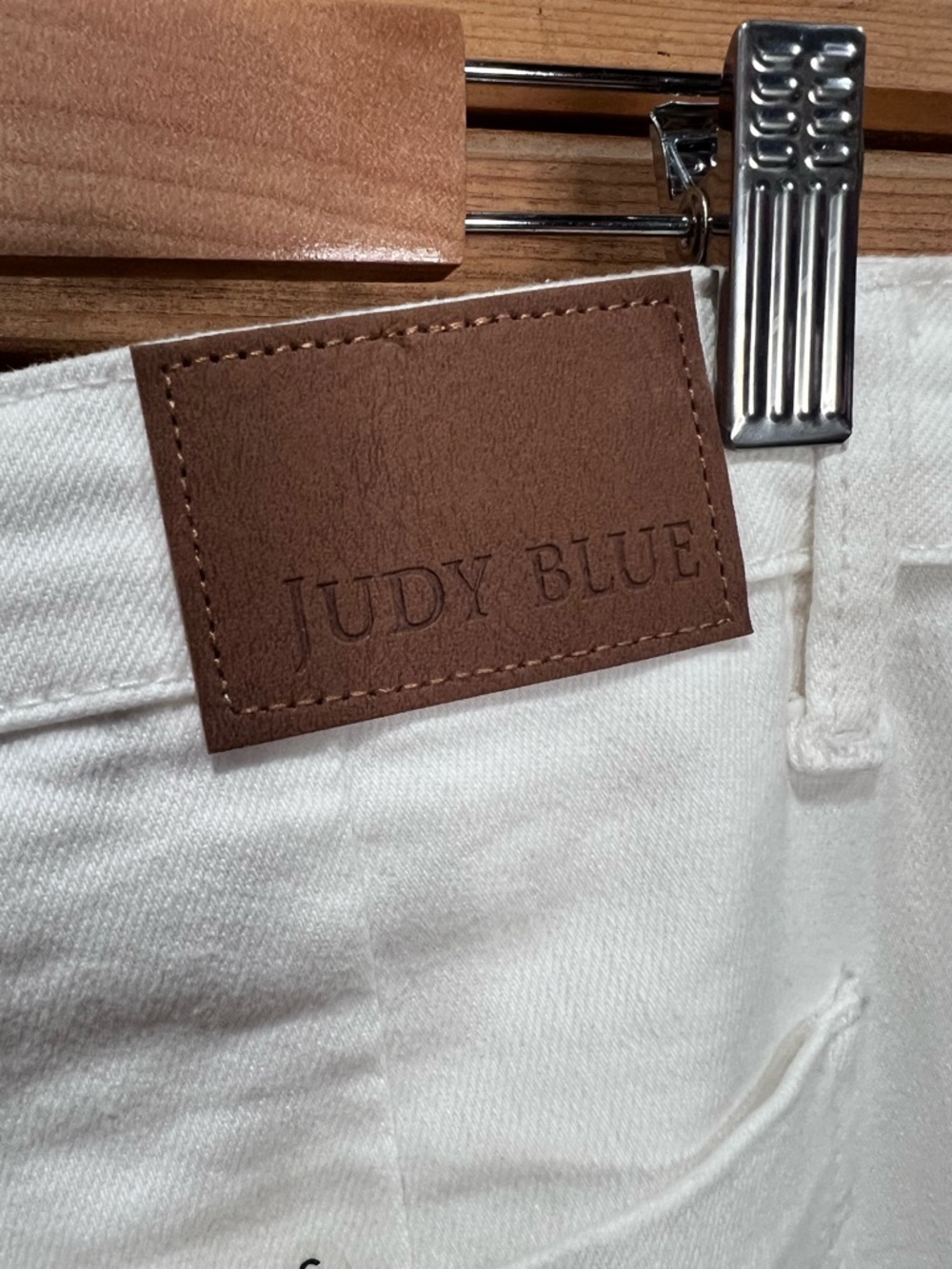 Judy Blue Heather High Rise Cuffed Jogger Jeans White Drawstring 7/28 - Picture 4 of 8